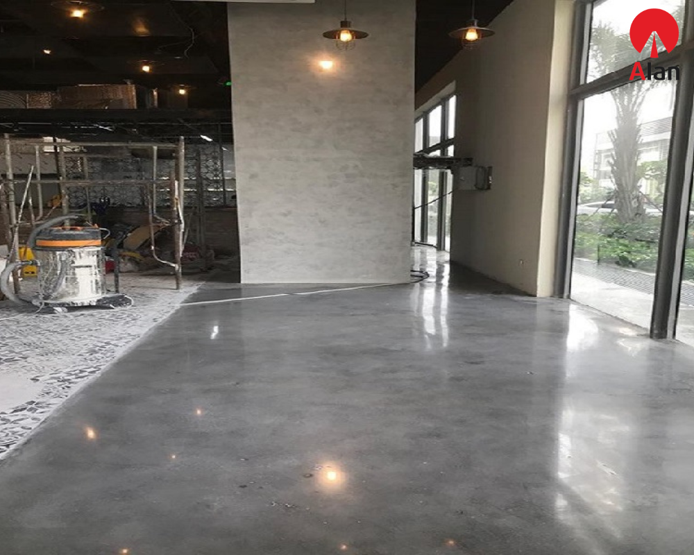 Chuẩn bị bề mặt bê tông trước khi mài bóng