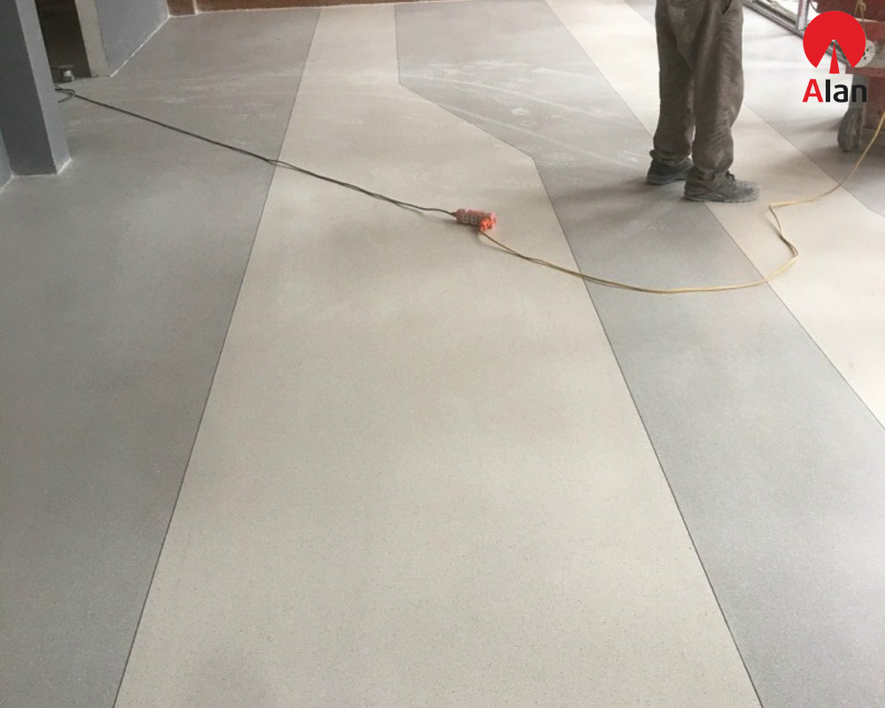 Thi công mài bê tông