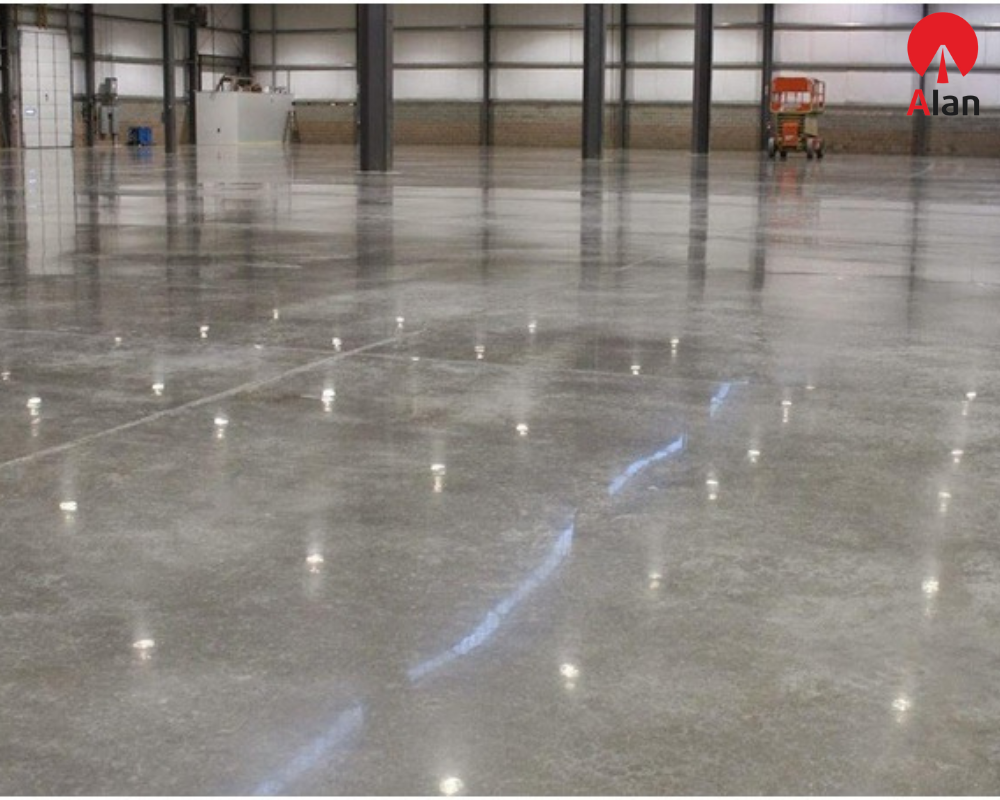 Sàn bê tông mài nhà kho nhà xưởng